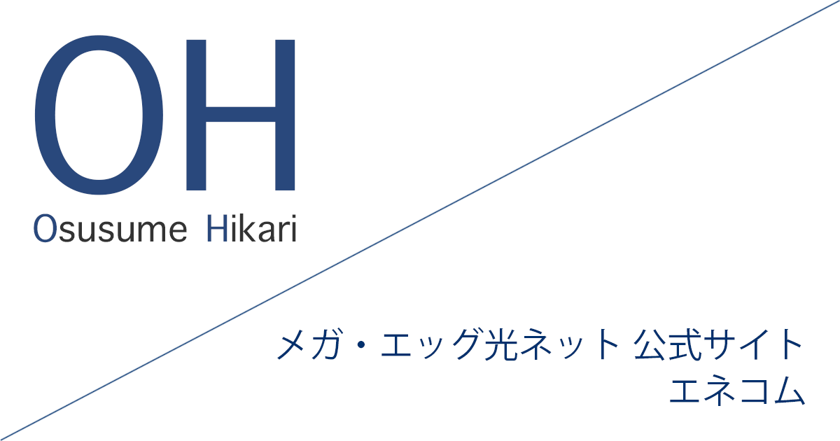 メガ・エッグ光ネット 公式サイト「株式会社エネコム」キャッシュバックキャンペーン